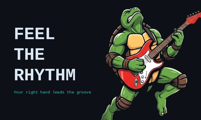 Feel the Rhythm — Your right hand leads the groove