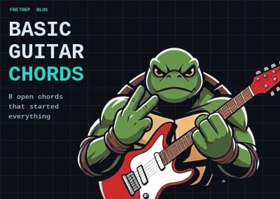 Basic Guitar Chords — The 8 Open Chords That Started Everything